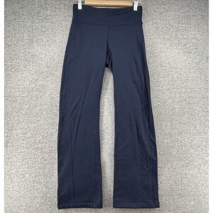 Athleta Altitude Edge Pants Women Size Small Blue Fleece Pocket